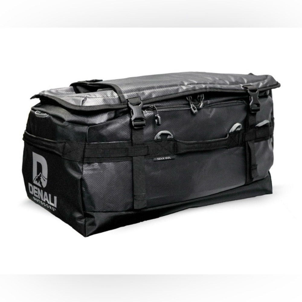 Denali Outdoors Sekk 60L Black Duffle Bag Black New